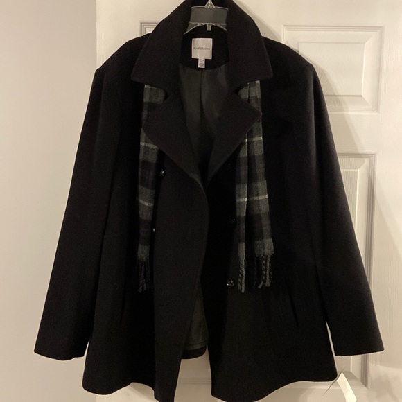 croft & barrow Jackets & Blazers - Croft & Barrow Women Coat with scarf brand new with tags size 3X